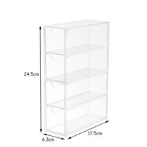 레고장 피규어 레고 건담 장식장 진열장 안경 보관함 아크릴 메이크업 펜 케이스 쌓 수 디스플레이 홀더 레, 01 공간