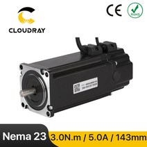 cloudray nema 23 스테퍼 모터 2 phase 143mm 3n.m 5a 스테퍼 모터 브레이크 포함 cnc 레이저 3d 프린터 grind foam plasma cut, 협력사, 8mm
