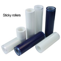 제전 크린룸 스티키롤러 먼지제거 스티키롤 미세먼지제거(blue white), white, 200mmx20m(10롤/팩)