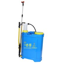 공급춘풍농상16L단쌍관팔각수동분무기 농업용과수배낭식정원분무기, 단관수동팔각분무기