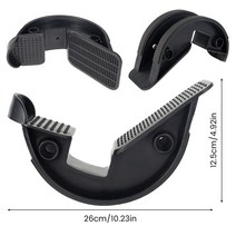 1pc 발 로커 종아리 발목 스트레치 보드 아킬레스 건염 근육 스트레치 마사지 피트니스 페달 들것 발바닥 요가, 3-검은색