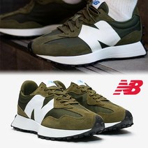 뉴발란스 327 멘즈 그린 카키 트레이닝화 데일리화 MS327CPE