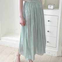 다잇템 여자 에이라인 SS 살랑살랑 후레아 롱스커트 (9731952)