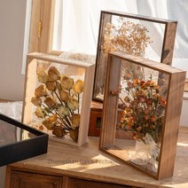레이우 DIY 패키지 부케말리기선물 말린부케액자 청첩장 드라이플라워 임테기보관함, 블랙