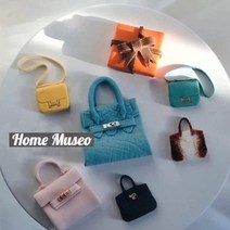 명품 가방 백 모양 케이크 장식 검페이스트 슈가 반죽 떡 보자기 검페이스트 실리콘 몰드, 명품가방 실리콘몰드