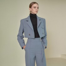 코지 모던 멋스러운 커리어우먼 스타일 숏 자켓