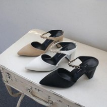 adpareo 여성뮬 슬리퍼, 블랙+225