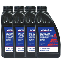 에이씨델코 ACDelco 뉴SM3 L38 1.6 가솔린 엔진오일 교환 합성유 5W30 4(L)