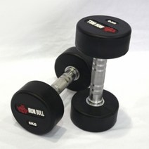 아이언불 고정식 고무 강철 덤벨 아령 15kg~40kg, 15kg