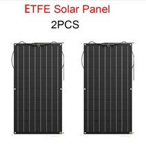 슈퍼 태양광 패널 Epsolar-태양 전지 패널 200w ETFE PET 유연한 태양 단결정 셀 12V/24V 배터리 충전기 시, 04 ETFE 200w
