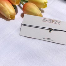 또리네공방 고특미실로 제작된 퍼플라인 탄생석 소원팔찌 팔찌