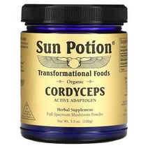 Sun Potion 동충하초 분말 유기농 100g(3.5oz)