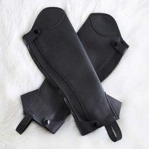 승마 하프 챕 다리 챕스 보호대 보호 용품 장비 L, 7. 블랙 성인  4XL