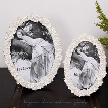 2HOT 쁘띠플라워 타원 액자 4R