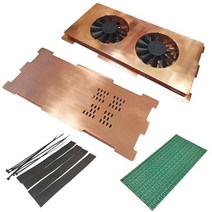 가성비 채굴 외장 노트북 컴퓨터 그래픽카드 순수 구리 gpu 백플레인 라디에이터 rtx 3090 3080 3070 그래픽 카드 백플레이트 메모리 vram 방열판 보조 냉각 팬, typec5 190x90x11