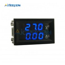 DC 100V 200V 10A 50A 0.28 미니 디지털 전압계 전류계 4 5 15, 100V 10A BlueBlue 3