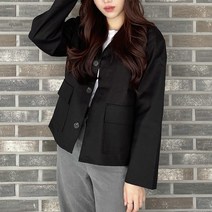 VANANA2 국내생산 FW 신상품 카라넥 코튼 숏자켓 3color