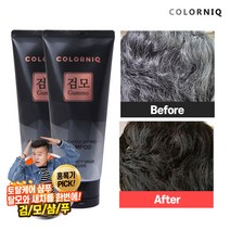 홍록기의 새치커버 갈변샴푸 검모 200ml 2개, 단품