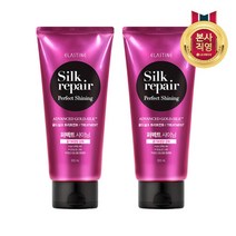 LG 생활건강 엘라스틴 실크리페어 트리트먼트 샤이닝 골드 300ml x2개, 단품없음