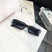 DFMEI 메탈릭 안경 동그란 얼굴 빈티지 선글라스 여풍 직사각형 선글라스