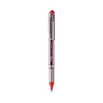 펜텔 에너겔 수성염료 노크식 부드러운 필기감 빠른건조 0.5mm 0.7mm, 1개, 0.7(실버바디-레드)