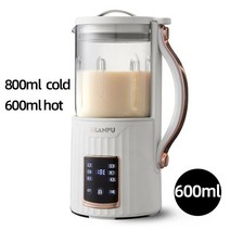 220V 두유 메이커 스마트 블렌더 전기 주서 다기능 아침 식사 보충 기계 콩 우유 필터 없음 350ml, 12 F 800ml white_01 EU