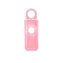 도난 안심 스마트 락 자전거 킥보드 경보기 자기 방어 사이렌 안전 알람 여성용 키 체인 130db sos led 조명 개인 경보 개인 보안 키 체인 알람, 1 유닛-핑크