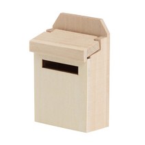 주택우편함 미니 하우스 사서함 나무 가구 모델 러블리 공급, 01 wood color