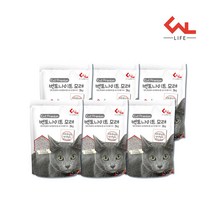 씨엔앨라이프 프리미엄 벤토나이트 고양이 모래 쟈스민 4L, 6개