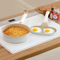 기타브랜드 인덕션 겸용 계란후라이팬 / 편수 라면냄비 택, 2구 에그팬, 1개