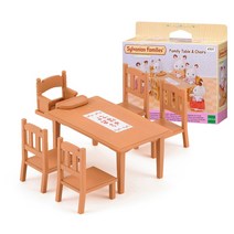(해외직구) 플레 세트 가족 패밀리 인형 테이블 액세서리 실바니안 의자 집, 1개, 기본