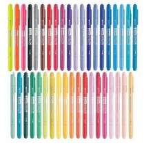 모나미 NEW라이브칼라 수성펜, 라이트그린, 30개