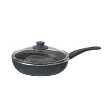 IKEA 이케아 SKANKA 솅카 소테팬 유리뚜껑 포함가 그레이색상 궁중팬 201.659.62, 1개, 지름 26cm