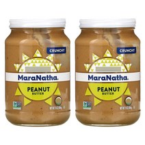 마라나타 로스티드 피넛 버터 크런치 글루텐 프리, 454g, 2개