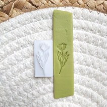 도예도구 도자기재료 도예재료부드러운 도자기 점토 폴리머 꽃 라인 스탬프 금형 DIY 수제 귀걸이 보석 돌, 03 C