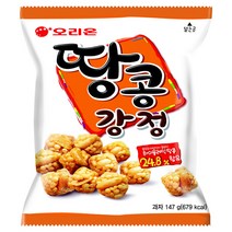 오리온 땅콩 강정 147g 3개입 땅콩과자 강정과자