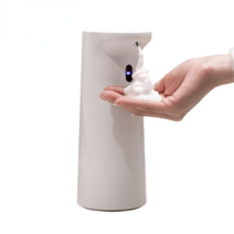 TaMi 자동 거품 손세정기 센서형 비접촉식 자동분배기, 흰색