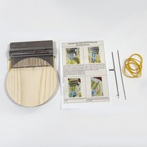 오바로크 오버록미싱 휴대용 미니 재봉틀 다닝 베틀 기계 diy 의류 섬유 도구 다닝 재미 수선 도구 바느질 수선 청바지 옷 만들기, 나무 28핀