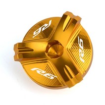 바이크 오토바이 CNC 엔진 오일 필러 캡 플매트 카펫 러그 커버 야마하 YZF R1 R3 R6 1998-2020 -2021 200, 15 R6 Gold