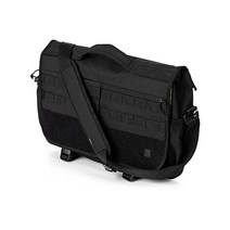 5.11 Tactical 유니 오버워치 메신저 백 숄더 스트랩 노트북 휴대용 케이스 18리터 용량 스타일 # 56648, Black, 1 SZ