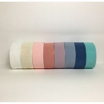 쉬폰 레이스 원단 끈 포장용 레이스 리본끈 3cm / 4cm 레이스리본 1롤 45m 파스텔톤 7색상, 무드바이올렛