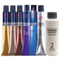 웰라 콜레스톤 퍼펙트 염색약 80g+산화제+염색비닐+장갑, 웰라/리치(새치커버)-99/77 채스넛브라운