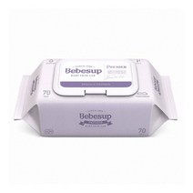 베베숲 프리미어 유아물티슈 캡형, 20팩, 70매