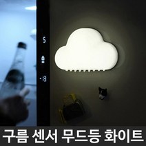 [일오삼유통] 텐트등 무드램프 무빙LED바 태양열무드등 RGBLED바 간접조명, [좋아요], 혹★ 인테리어 감성 소품 구름 센서 무드등 조명 화이트