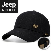 JEEP SPIRIT 지프스피릿 스포츠 캐주얼 야구 모자 CA0152 A0602 (Sticker 증정), 가을/겨울, 블랙