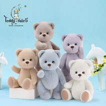 정품 테디테일즈 레나베어 30cm 애착인형 관절 곰인형, 밀크티