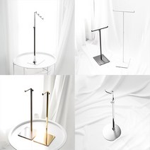 지엔디스플레이 가방걸이 거치대 모자걸이 가방진열대 가방행거, 5) 4단 가방걸이 크롬, 1개