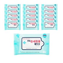 휴대용 항균 물티슈 10매, 15팩, 10개