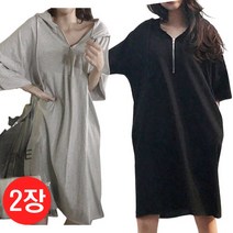 리더스타 2-A-311 반팔원피스 여성반팔티 오버핏 원피스 반팔 티셔츠 미디원피스