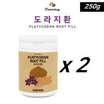 국산 도라지환 도라지분말 도라지가루 도라지차 생도라지 볶은도라지 건도라지 말린도라지 분말가루 정 알약타입 국내산 효능 먹는법, 250g, 2개